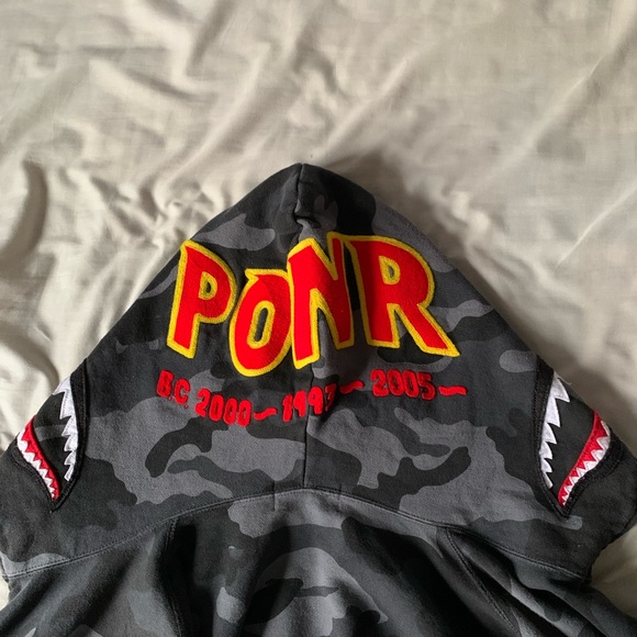 (Negociable) Bape Shark PONR Full Zip Hoodie - Picture 4 of 9